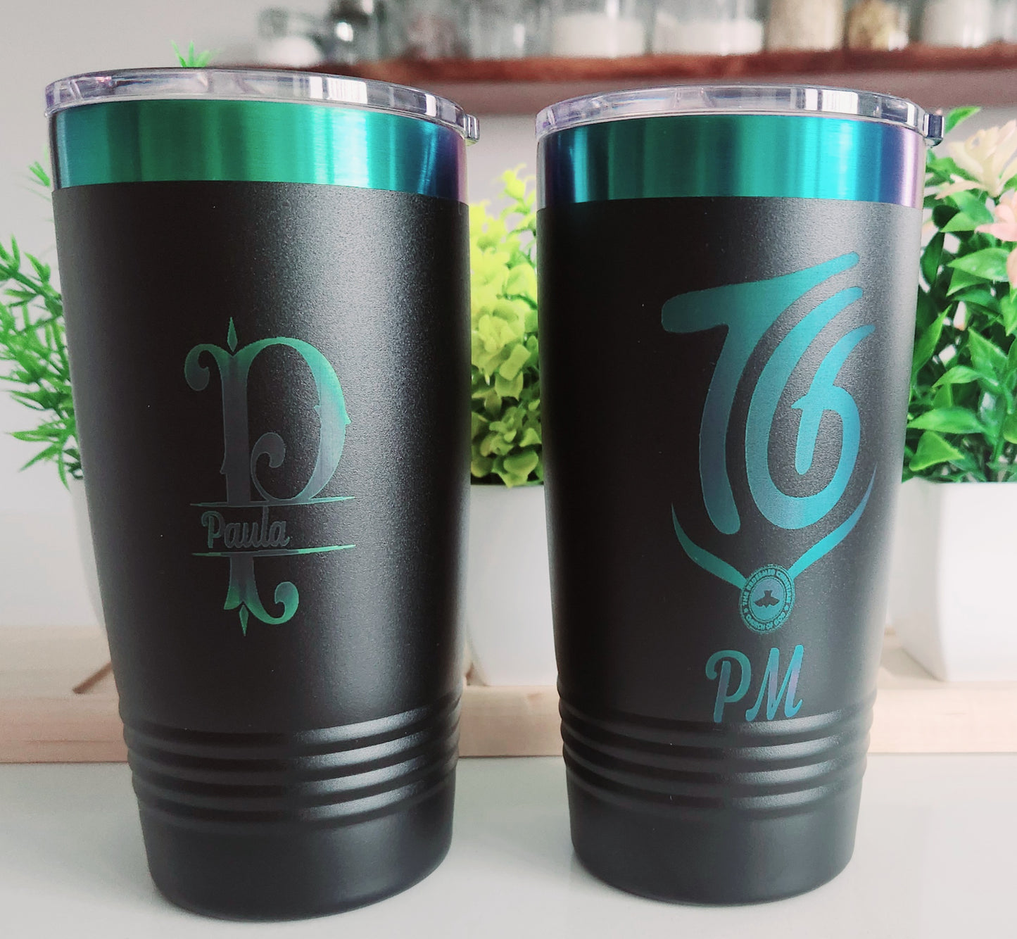 Personalized Laser engraved Polar Camel 20 oz Tumbler. Personalized travel mug. Customized gift