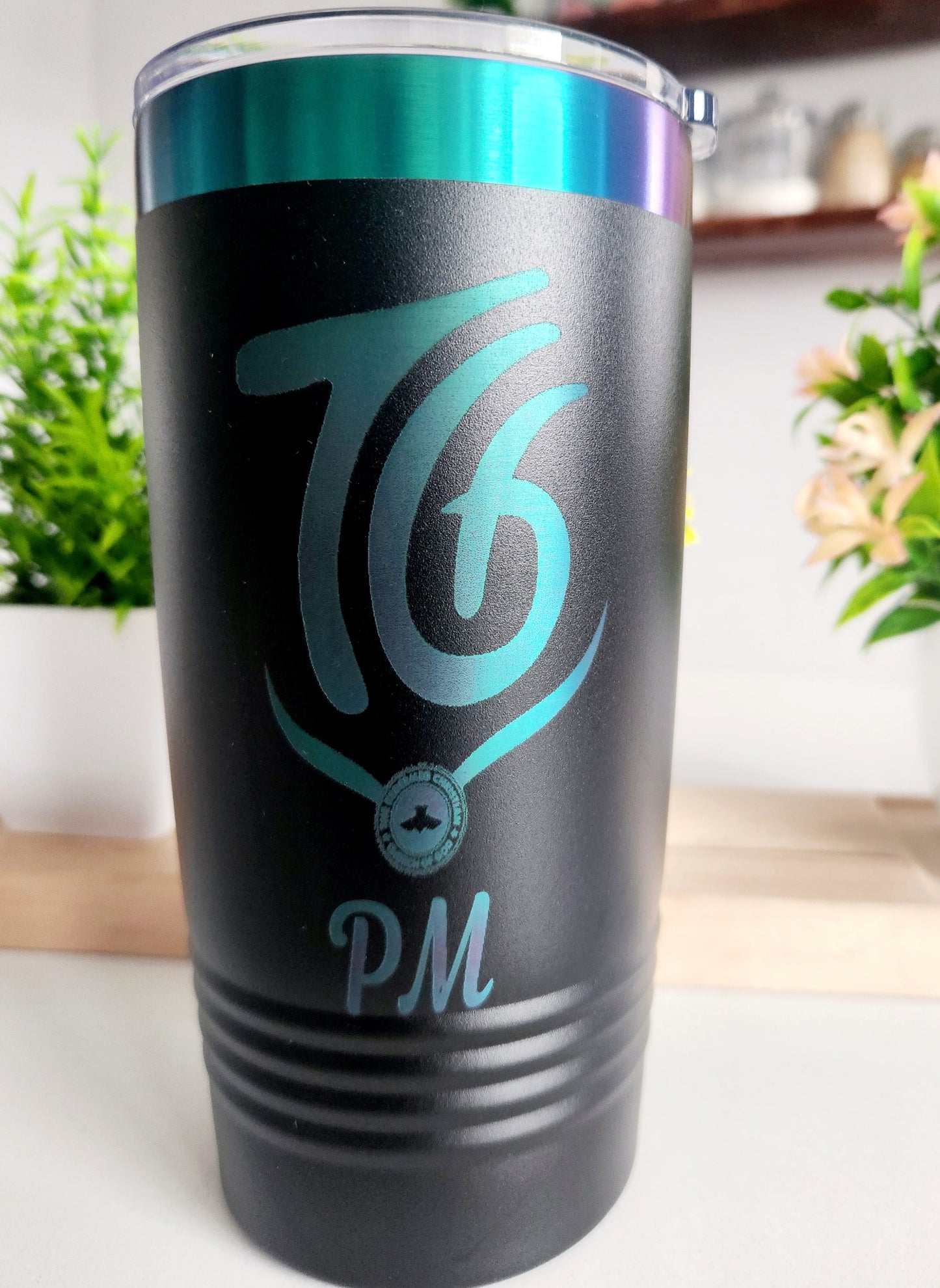 Personalized Laser engraved Polar Camel 20 oz Tumbler. Personalized travel mug. Customized gift