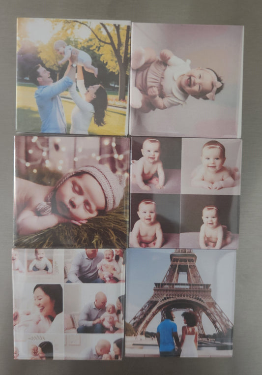 Personalized Photo Magnets | 2" x 2" Custom Photo Magnet Gift for - Square Photo Magnets | Custom Made | Fridge Magnets - Personalized Gift